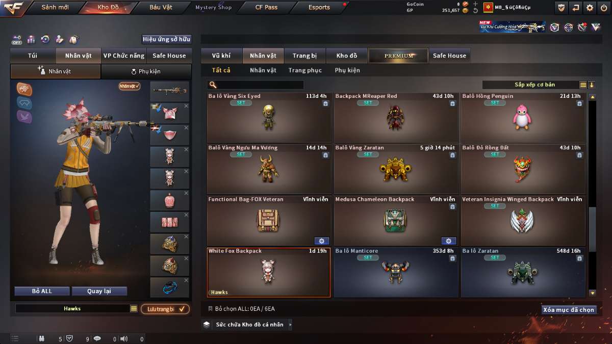 shop acc cf uy tin gia re